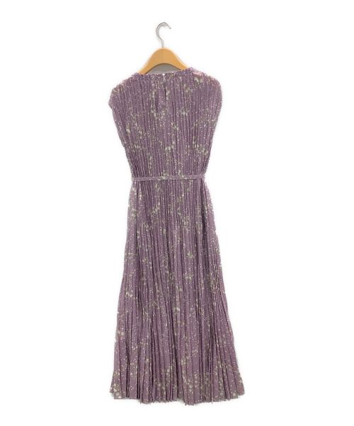INGEBORG（インゲボルグ）INGEBORG (インゲボルグ) スズランpt.プリーツワンピース ラベンダー サイズ:-の古着・服飾アイテム