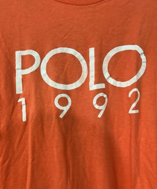 POLO RALPH LAUREN（ポロ・ラルフローレン）POLO RALPH LAUREN (ポロ・ラルフローレン) 1992 Summer Tシャツ オレンジ サイズ:Lの古着・服飾アイテム