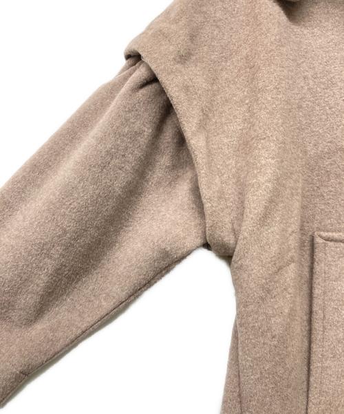 idem（イデム）idem (イデム) 2way long wool coat ブラウン サイズ:Sの古着・服飾アイテム