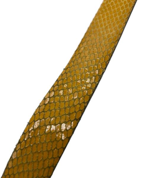 TOGA PULLA（トーガ プルラ）TOGA PULLA (トーガ プルラ) コンチョベルト ブラック×イエローの古着・服飾アイテム