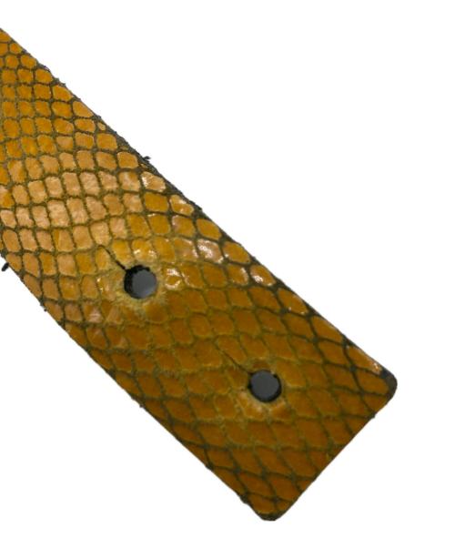 TOGA PULLA（トーガ プルラ）TOGA PULLA (トーガ プルラ) コンチョベルト ブラック×イエローの古着・服飾アイテム