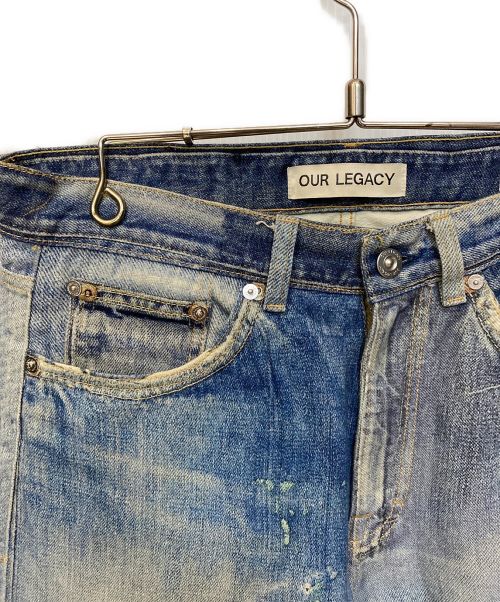 OUR LEGACY（アワーレガシー）OUR LEGACY (アワーレガシー) THIRD CUT Digital Denim Print インディゴ サイズ:30の古着・服飾アイテム