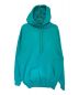 BALENCIAGA（バレンシアガ）の古着「フードロゴ プルオーバー スウェット パーカー」｜ターコイズブルー