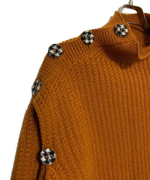 RAF SIMONS（ラフシモンズ）RAF SIMONS (ラフシモンズ) ボタンディティールニット オレンジ サイズ:XSの古着・服飾アイテム