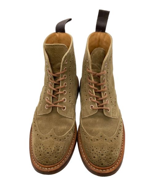 Tricker's（トリッカーズ）Tricker's (トリッカーズ) スウェードカントリーブーツ ブラウン サイズ:５の古着・服飾アイテム