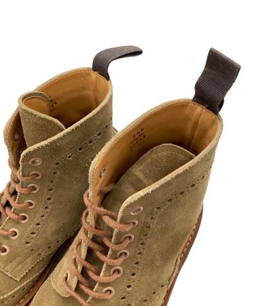 Tricker's（トリッカーズ）Tricker's (トリッカーズ) スウェードカントリーブーツ ブラウン サイズ:５の古着・服飾アイテム