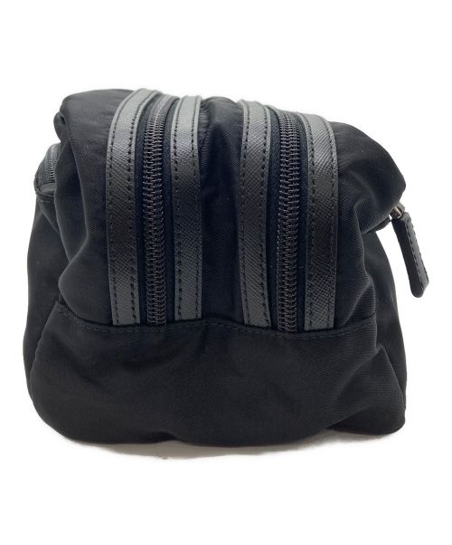 PRADA（プラダ）PRADA (プラダ) クラッチバッグ ブラックの古着・服飾アイテム