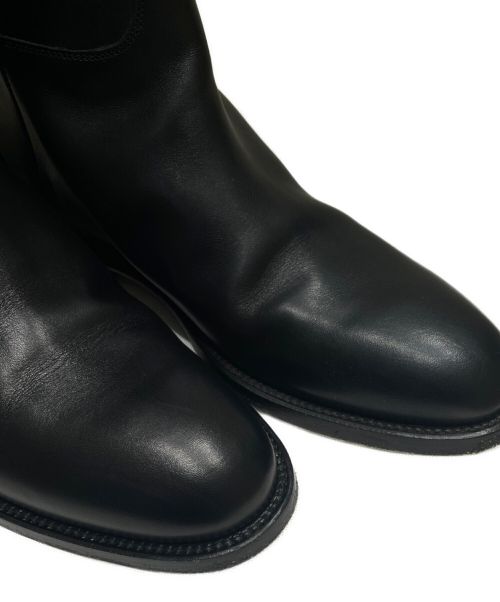 HERMES（エルメス）HERMES (エルメス) ジャンピングブーツ ブラック サイズ:35 1/2の古着・服飾アイテム