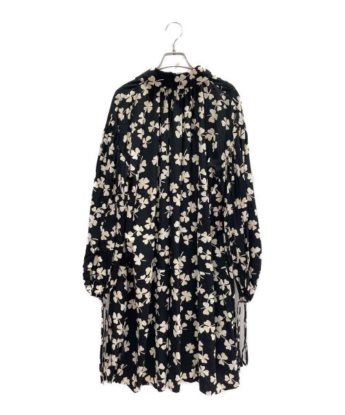 LOEWE（ロエベ）LOEWE (ロエベ) シャムロックプリントショートドレス ブラック サイズ:34の古着・服飾アイテム