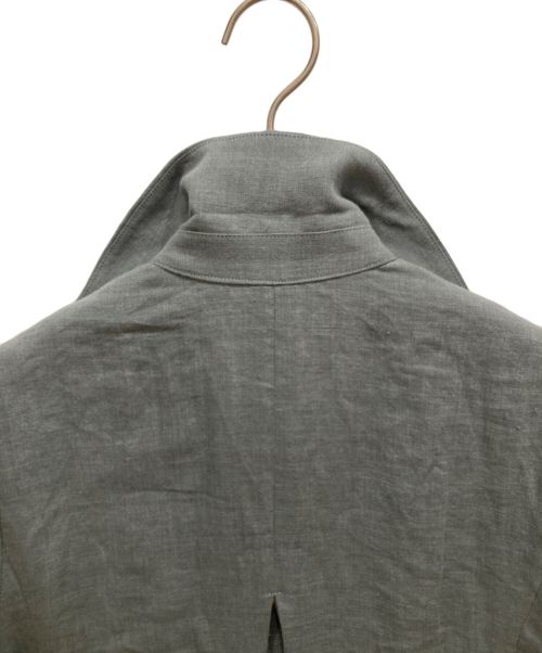 CASA FLINE（カーサフライン）CASA FLINE (カーサフライン) バックスリットサファリジャケット グレー サイズ:FREE 未使用品の古着・服飾アイテム