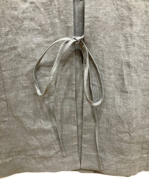 CASA FLINE（カーサフライン）CASA FLINE (カーサフライン) バックスリットサファリジャケット グレー サイズ:FREE 未使用品の古着・服飾アイテム