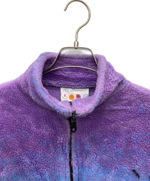 For Seasons（フォーシーズン）For Seasons (フォーシーズン) フリースジャケット パープル サイズ:SIZE　Sの古着・服飾アイテム