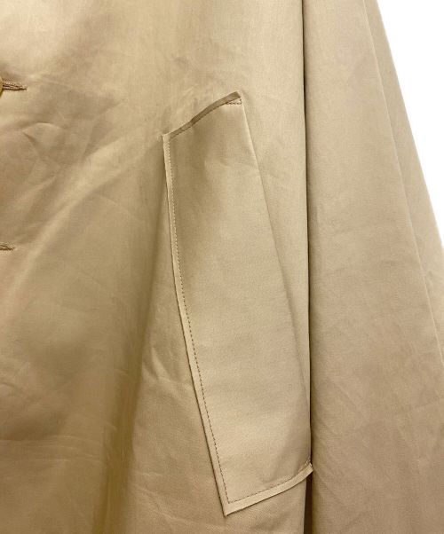 CAMIEL FORTGENS（カミエルフォートヘンス）CAMIEL FORTGENS (カミエルフォートヘンス) Oversized Short Mackintosh Canvas ベージュ サイズ:Mの古着・服飾アイテム