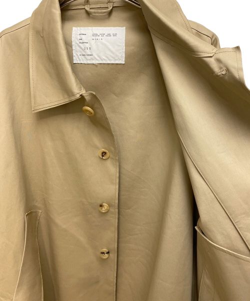 CAMIEL FORTGENS（カミエルフォートヘンス）CAMIEL FORTGENS (カミエルフォートヘンス) Oversized Short Mackintosh Canvas ベージュ サイズ:Mの古着・服飾アイテム