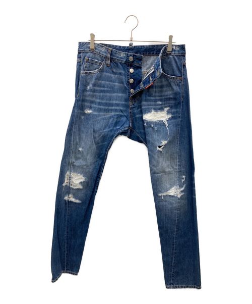 DSQUARED2（ディースクエアード）DSQUARED2 (ディースクエアード) デニムパンツ インディゴ サイズ:48の古着・服飾アイテム