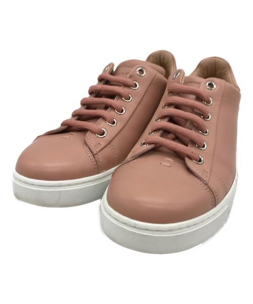 Gianvito Rossi（ジャンヴィト ロッシ）Gianvito Rossi (ジャンヴィト・ロッシ) ローカットスニーカー ピンク サイズ:36の古着・服飾アイテム