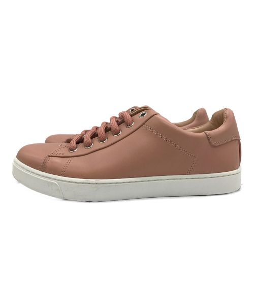 Gianvito Rossi（ジャンヴィト ロッシ）Gianvito Rossi (ジャンヴィト・ロッシ) ローカットスニーカー ピンク サイズ:36の古着・服飾アイテム