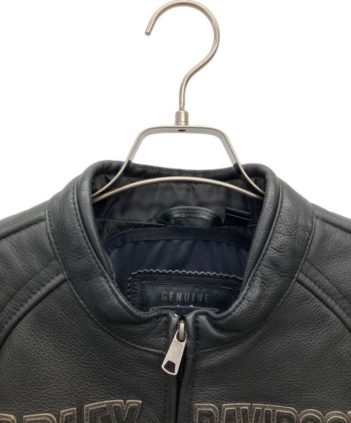 HARLEY-DAVIDSON（ハーレーダビッドソン）HARLEY-DAVIDSON (ハーレーダビッドソン) System(TM)レザージャケット ブラック サイズ:SIZE Mの古着・服飾アイテム