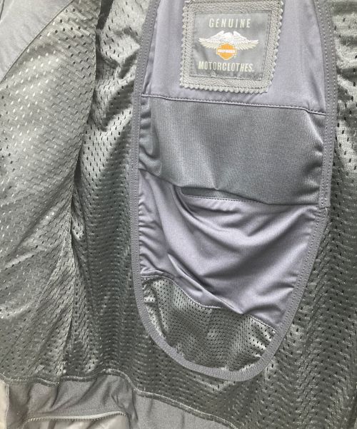 HARLEY-DAVIDSON（ハーレーダビッドソン）HARLEY-DAVIDSON (ハーレーダビッドソン) System(TM)レザージャケット ブラック サイズ:SIZE Mの古着・服飾アイテム