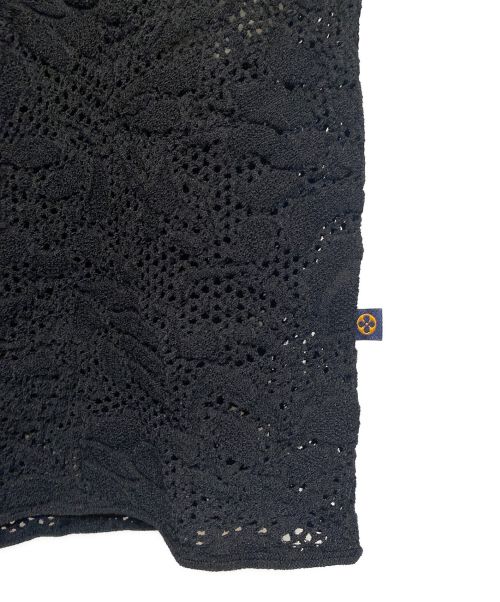 LOUIS VUITTON（ルイ ヴィトン）LOUIS VUITTON (ルイ ヴィトン) フローラルレースニット ブラック サイズ:Mの古着・服飾アイテム