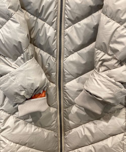 G-STAR RAW（ジースターロゥ）G-STAR RAW (ジースターロゥ) Whistler Slim Down Hooded Long Coat/フーデッドロングダウンコート ライトグレー サイズ:Mの古着・服飾アイテム