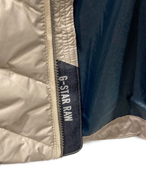 G-STAR RAW（ジースターロゥ）G-STAR RAW (ジースターロゥ) Whistler Slim Down Hooded Long Coat/フーデッドロングダウンコート ライトグレー サイズ:Mの古着・服飾アイテム