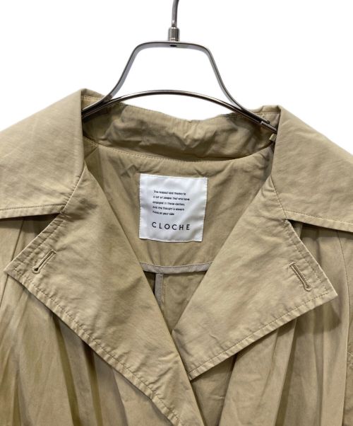 CLOCHE（クロシェ）CLOCHE (クロシェ) オーバーサイズトレンチコート ベージュ サイズ:02の古着・服飾アイテム