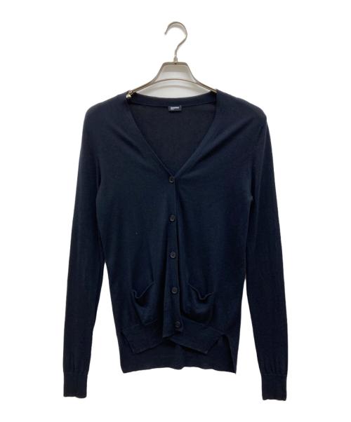 JIL SANDER NAVY（ジルサンダー ネイビー）JIL SANDER NAVY (ジルサンダー ネイビー) シルクカシミヤカーディガン/カーディガン ブラック サイズ:Sの古着・服飾アイテム