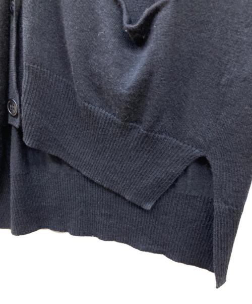 JIL SANDER NAVY（ジルサンダー ネイビー）JIL SANDER NAVY (ジルサンダー ネイビー) シルクカシミヤカーディガン/カーディガン ブラック サイズ:Sの古着・服飾アイテム