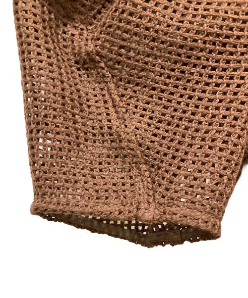 Waltz AKIRA NAKA（ワルツ アキラ ナカ）Waltz AKIRA NAKA (ワルツ アキラ ナカ) ハードメッシュプルオーバー ブラウン サイズ:1の古着・服飾アイテム