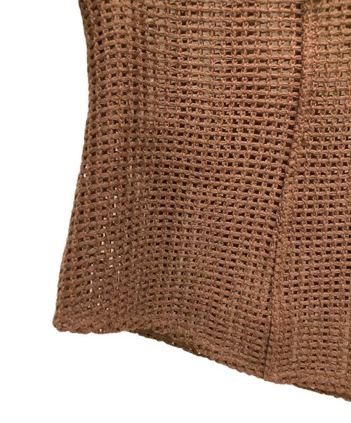 Waltz AKIRA NAKA（ワルツ アキラ ナカ）Waltz AKIRA NAKA (ワルツ アキラ ナカ) ハードメッシュプルオーバー ブラウン サイズ:1の古着・服飾アイテム