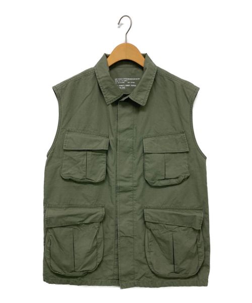 Spick and Span（スピック＆スパン）Spick and Span (スピックアンドスパン) リップストップファティーグベスト オリーブ サイズ:Fの古着・服飾アイテム