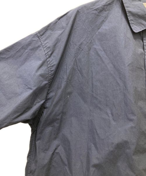 MARKA（マーカ）MARKA (マーカ) ORGANIC COTTON TYPEWRITER COACH SHIRT ネイビー サイズ:2の古着・服飾アイテム