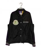 MONCLER×Palm Angelsモンクレール×パーム エンジェルス）の古着「ロゴプリントコーチブルゾン」｜ブラック