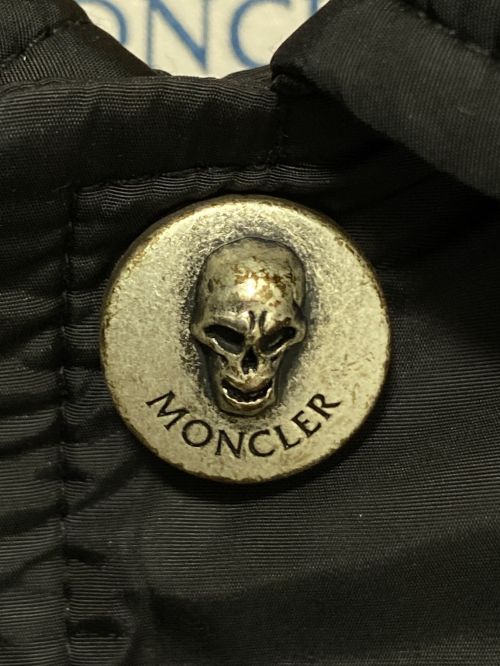 MONCLER（モンクレール）MONCLER (モンクレール) Palm Angels (パーム エンジェルス) ロゴプリントコーチブルゾン ブラック サイズ:1の古着・服飾アイテム