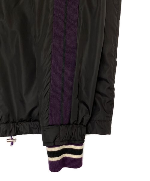 MONCLER（モンクレール）MONCLER (モンクレール) Palm Angels (パーム エンジェルス) ロゴプリントコーチブルゾン ブラック サイズ:1の古着・服飾アイテム