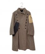 Maison Margiela 1メゾンマルジェラ 1）の古着「ダブルブレストチェックコート」