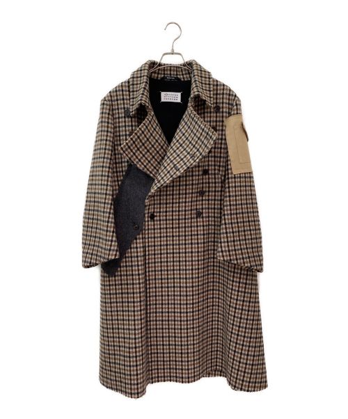 Maison Margiela 1（メゾンマルジェラ 1）Maison Margiela 1 (メゾンマルジェラ 1) ダブルブレストチェックコート サイズ:36の古着・服飾アイテム