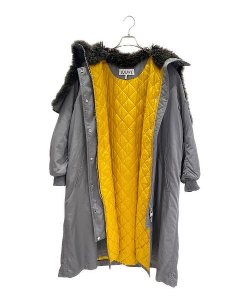 LOEWE（ロエベ）LOEWE (ロエベ) フーデッド パーカ グレー サイズ:34の古着・服飾アイテム
