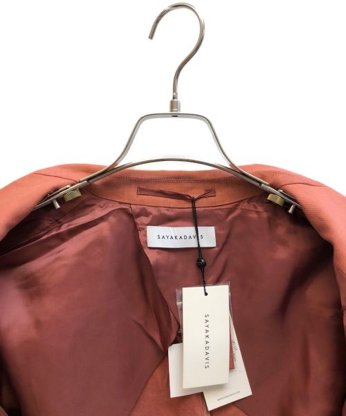 SAYAKADAVIS（サヤカデイビス）SAYAKADAVIS (サヤカデイビス) ジャケット ピンク 未使用品の古着・服飾アイテム