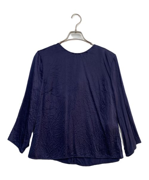 SALLY LAPOINTE（サリー・ラポイント）SALLY LAPOINTE (サリー・ラポイント) 長袖ブラウス ネイビー サイズ:2の古着・服飾アイテム