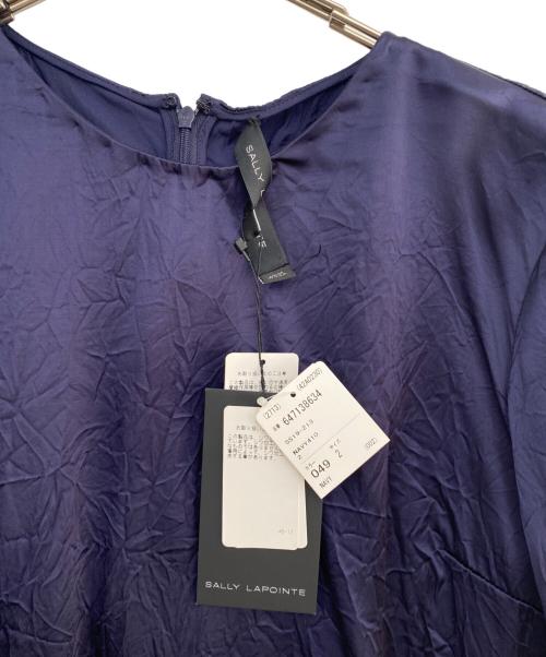 SALLY LAPOINTE（サリー・ラポイント）SALLY LAPOINTE (サリー・ラポイント) 長袖ブラウス ネイビー サイズ:2の古着・服飾アイテム