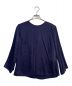 SALLY LAPOINTE（サリー・ラポイント）の古着「長袖ブラウス」｜ネイビー