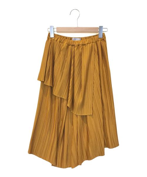 christianwijnants（クリスチャンワイナンツ）christianwijnants (クリスチャンワイナンツ) ティアードプリーツスカート エンジ サイズ:SIZE 36の古着・服飾アイテム