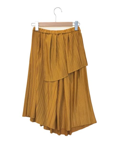 christianwijnants（クリスチャンワイナンツ）christianwijnants (クリスチャンワイナンツ) ティアードプリーツスカート エンジ サイズ:SIZE 36の古着・服飾アイテム