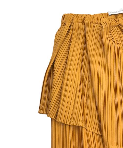 christianwijnants（クリスチャンワイナンツ）christianwijnants (クリスチャンワイナンツ) ティアードプリーツスカート エンジ サイズ:SIZE 36の古着・服飾アイテム