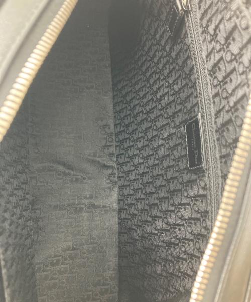 Christian Dior（クリスチャン ディオール）Christian Dior (クリスチャン ディオール) ラウンドボストンバッグ ブラックの古着・服飾アイテム