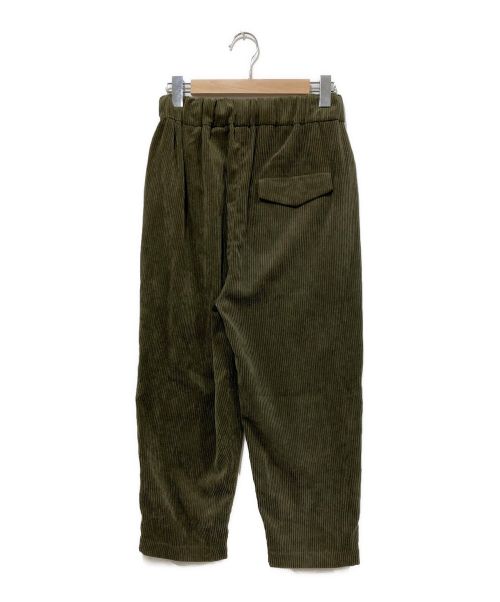 NO CONTROL AIR（ノーコントロールエアー）NO CONTROL AIR (ノーコントロールエアー) ポリエステルコーデュロイ イージーパンツ グリーン サイズ:XSの古着・服飾アイテム