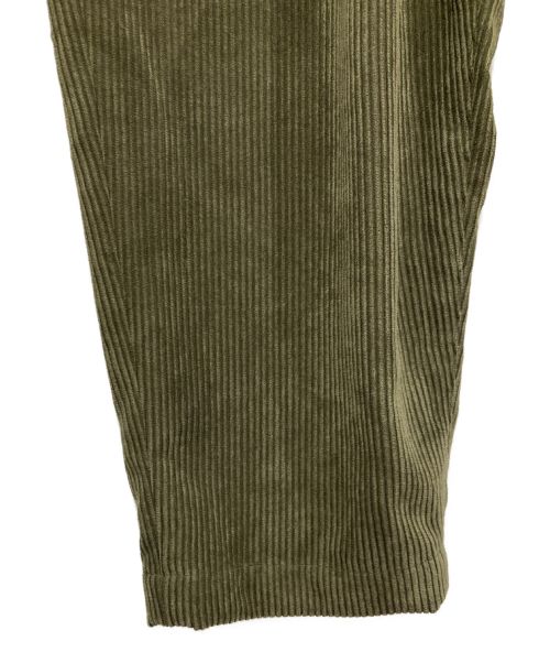 NO CONTROL AIR（ノーコントロールエアー）NO CONTROL AIR (ノーコントロールエアー) ポリエステルコーデュロイ イージーパンツ グリーン サイズ:XSの古着・服飾アイテム