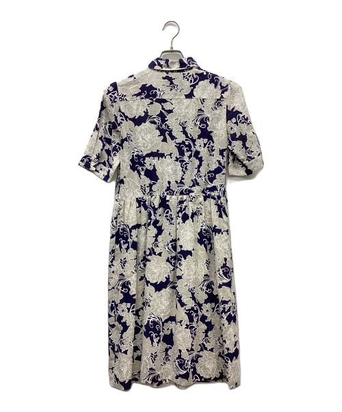 OLD ENGLAND（オールドイングランド）OLD ENGLAND (オールドイングランド) リネンシャツワンピース ネイビー サイズ:36の古着・服飾アイテム